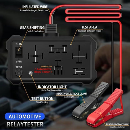 🚘Last Day 50% Off🔥12V/24V Automotive Relay Tester