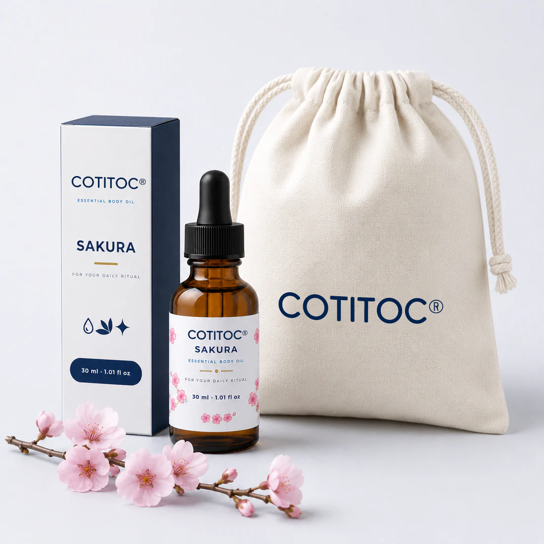Sakura Kit: Oil + Premium Bag