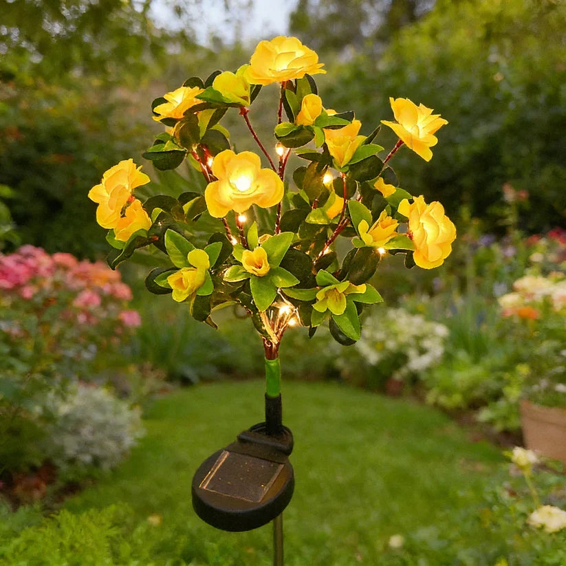 🔥2026 Summer Hot Sale 49%  OFF-LED Solar Flower Lights Rhododendron Outdoor Simulated Flower Lamp
