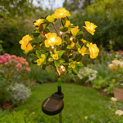 🔥2026 Summer Hot Sale 49%  OFF-LED Solar Flower Lights Rhododendron Outdoor Simulated Flower Lamp