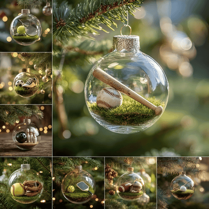 🎁Limited release-🌲Christmas Gift--⚾Sports Holiday Ornament