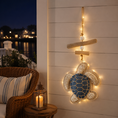 🔥Last Day 49% OFF🔥Glowing Coastal Sea Turtle Wall Art