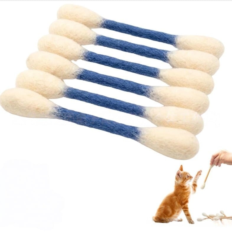 ❤️For happy, healthy, and active indoor cats🐱Swabs Large Size Cat Toys with Catnip