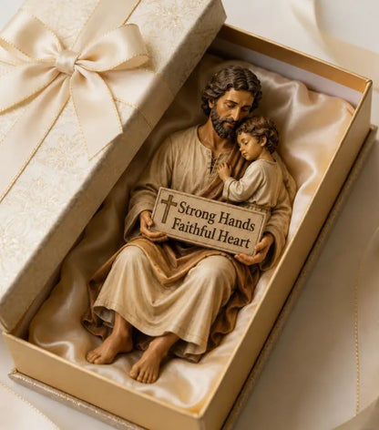 🔥Father's Day 49% OFF ✨Hand-Painted Ceramic Saint Joseph ✝️Protector of Fathers🙏