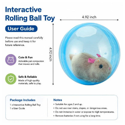 Self-Rolling Interactive Cat Ball