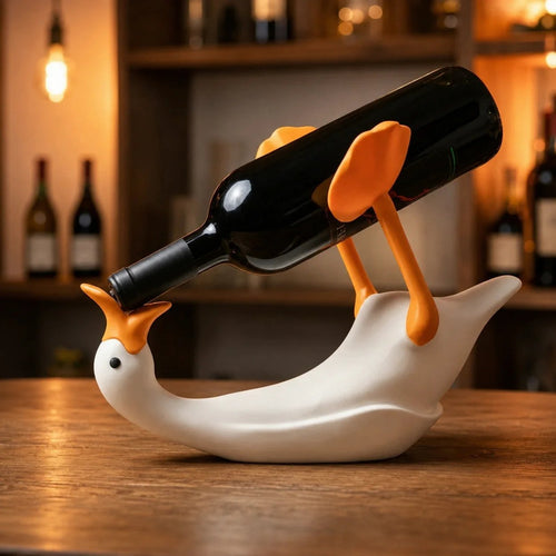 🔥Hot Sale⚡🪿 Goose-Shaped Wine Bottle Holder🍷 ✨