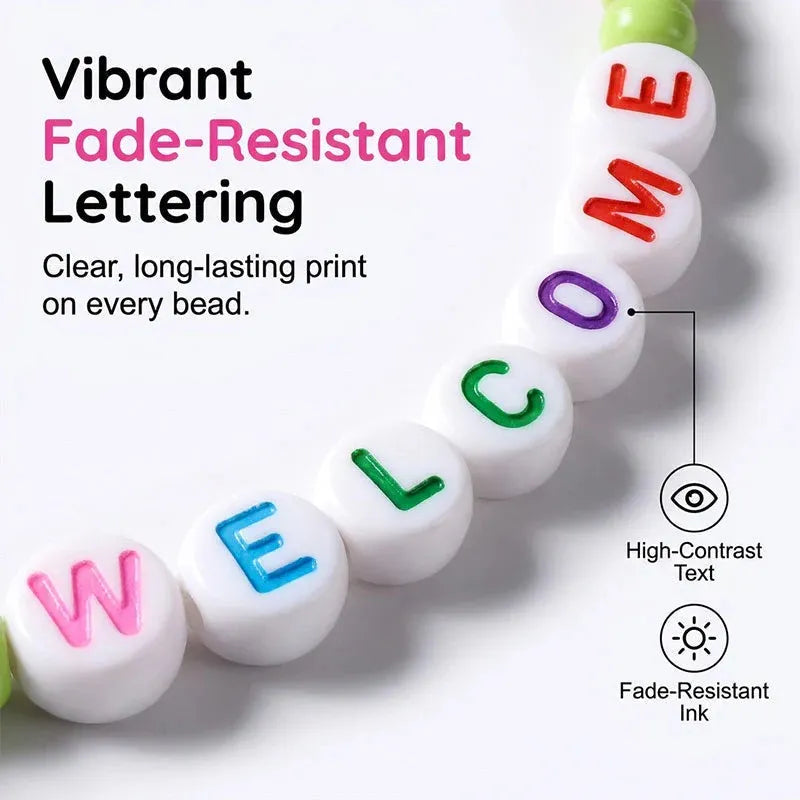 🔥HOT SALE 49% OFF - ✨🌈Pack of 25 Welcome BeadBracelets - StrengthenClassroom Friendship & SpreadWarm Kindness!