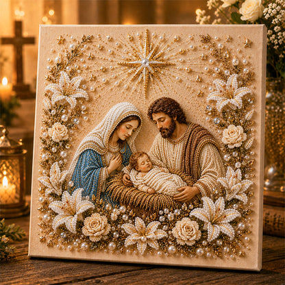 🔥 Last Day 49% OFF – ✝️ DIY Jesus Pearl Art Kit