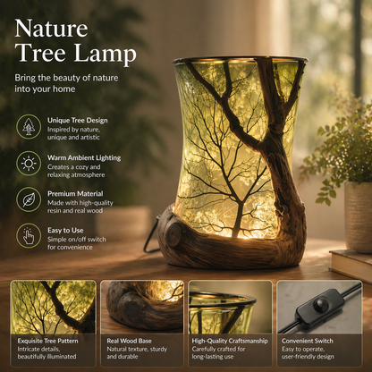 🌿“Enchanted Forest” Nature-Inspired Ambient Lamp