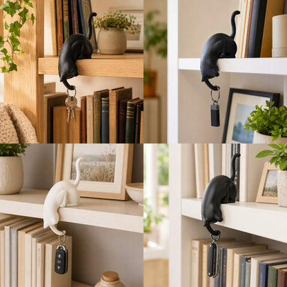 🔥HOT SALE 50% OFF 🐾Cat Shelf Hook with Vintage Lantern
