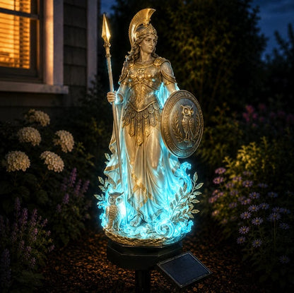 🔱 Myth-Themed Solar Garden Stake Light