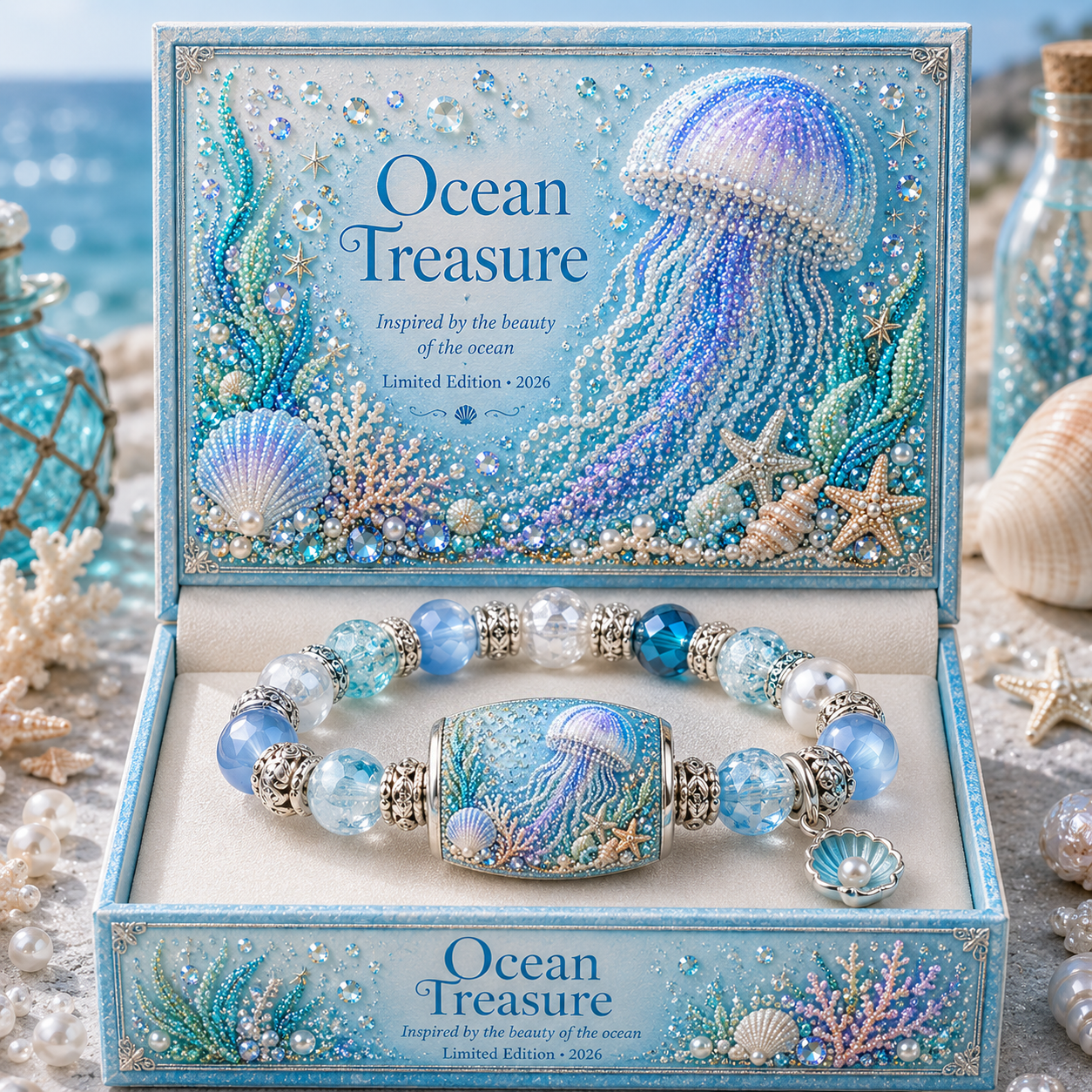 🌊Last Day Promo: 49% OFF - 💙Ocean Theme Charm Bracelet Collection - Inspired by the Beauty of the Sea