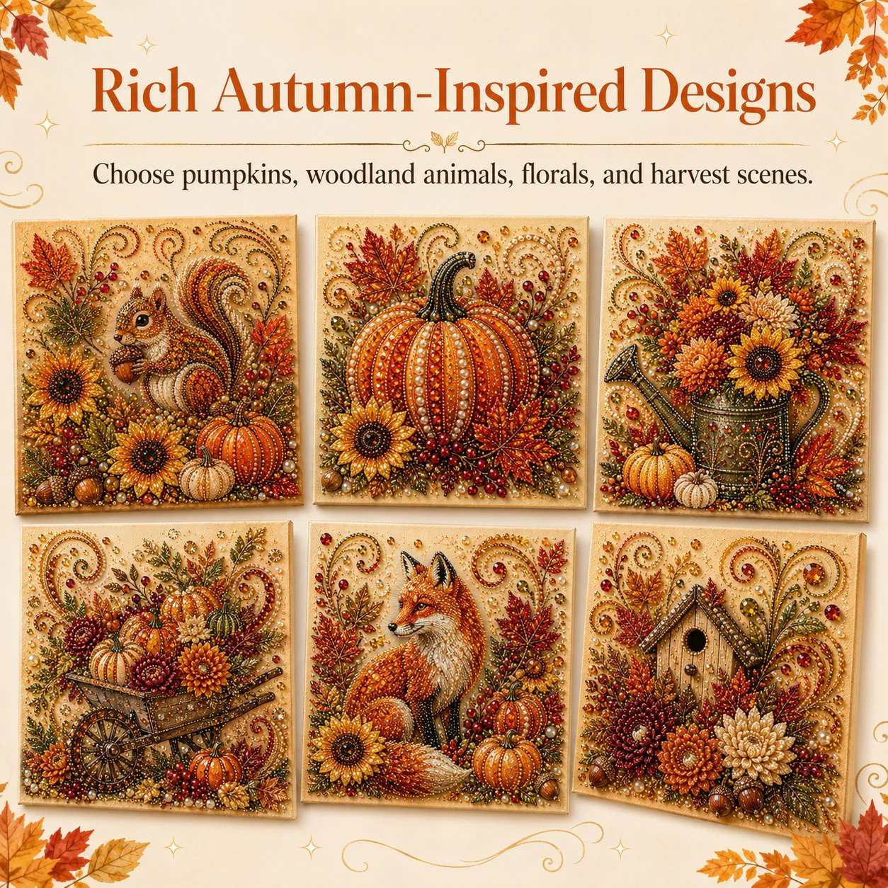 🔥Last Day 49% OFF - 🍂Autumn Pearl Painting Kit🎃✨