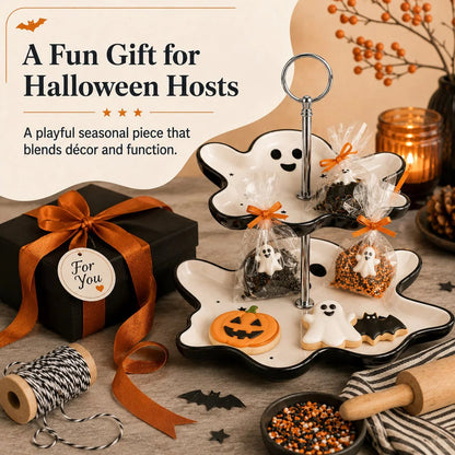 🔥HOT SALE 49% OFF – ✨Two-Tier Ghost Serving Stand