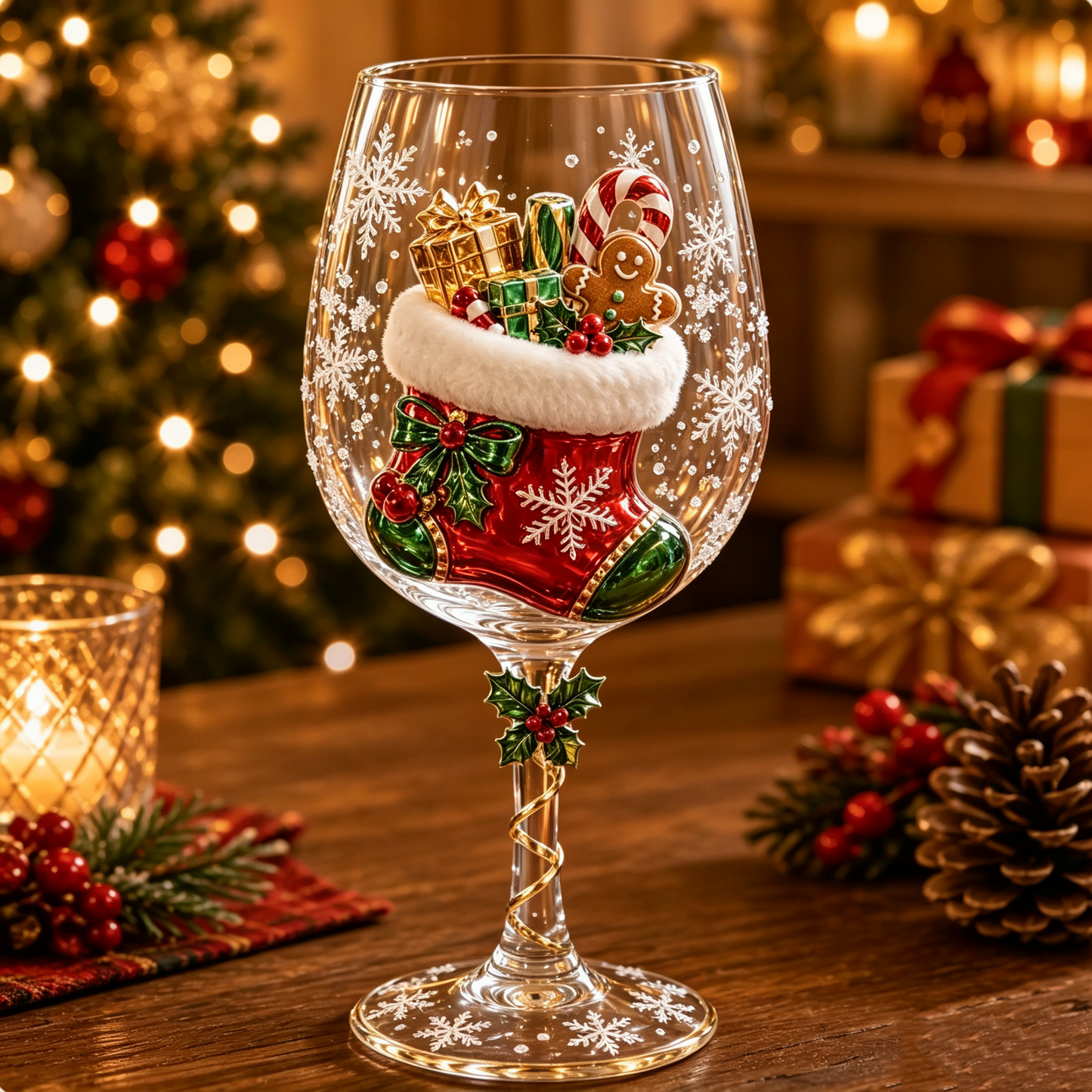 🔥Last day 50% OFF🎁Christmas 3D Wine Glass Collection Gift Box Set✨