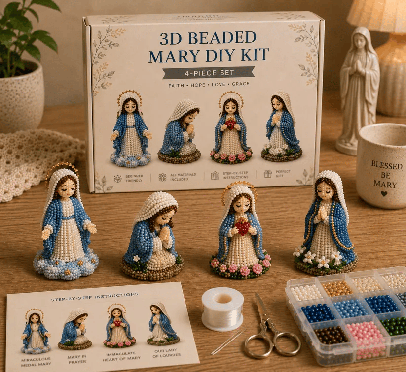 🔥LAST DAY 50% OFF - 🙏✨ Bead Your Blessings – Christian Faith Art Kit