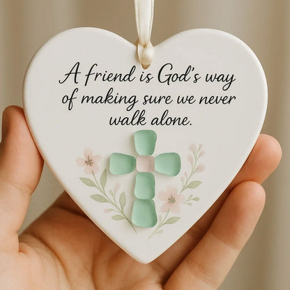 ❤️Heart-Shaped  Friendship Decor🌊✨ Shaped by Nature & Crafted by Hand💝