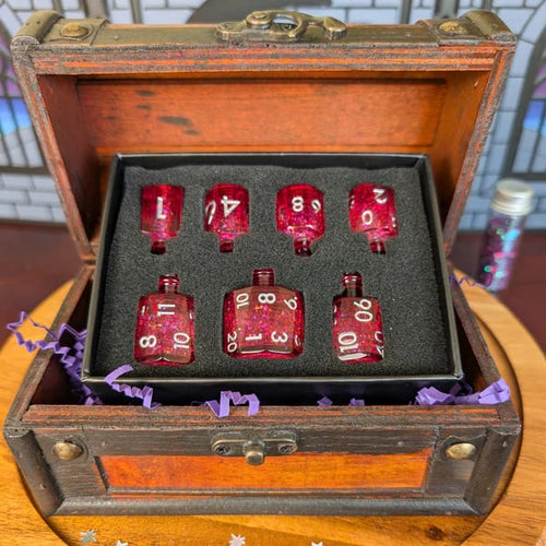 🎲🌙Crescent Moon Liquid Core Potion Dice Sets🧪