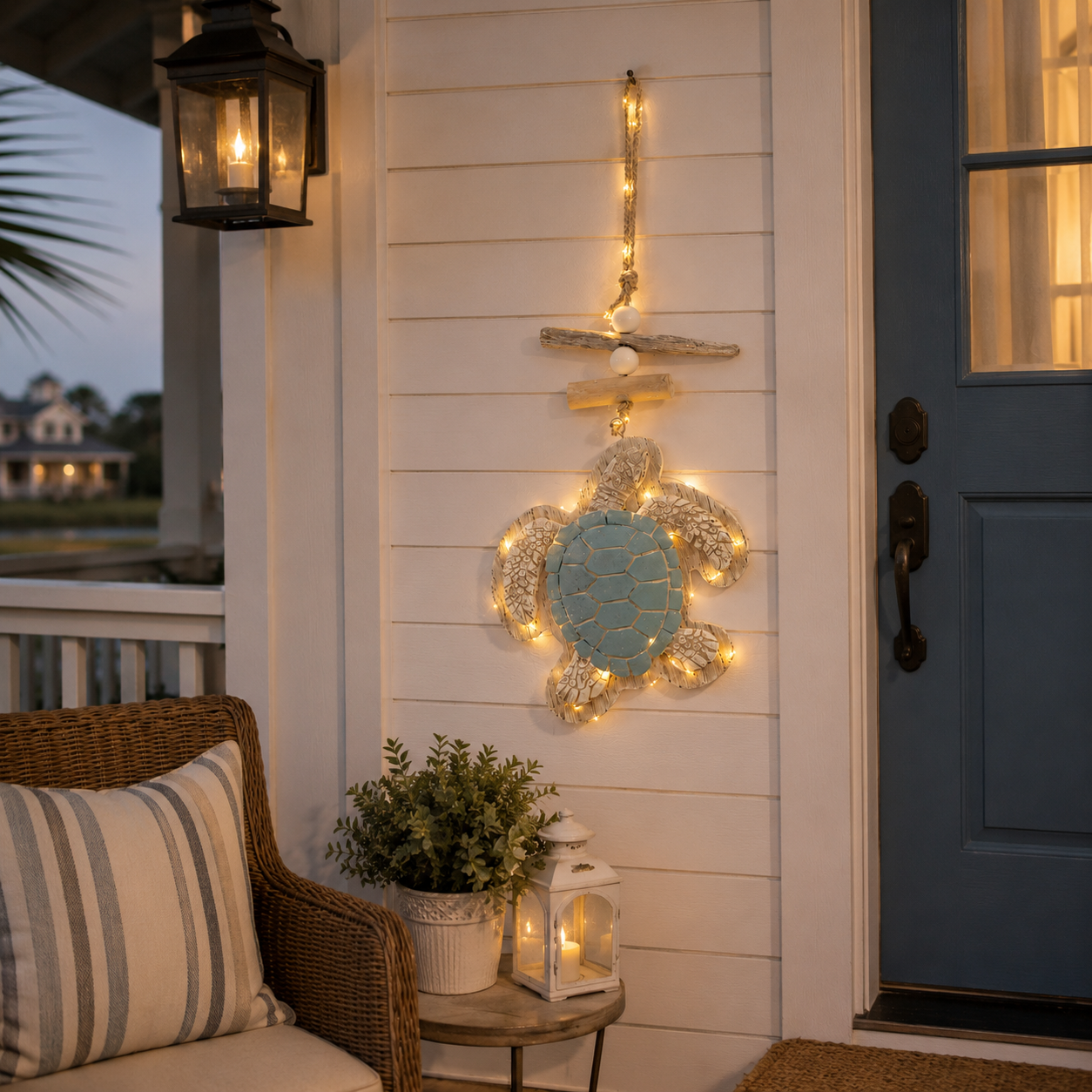 🔥Last Day 49% OFF🔥Glowing Coastal Sea Turtle Wall Art