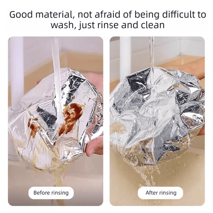 Aluminum foil heat-retaining covers