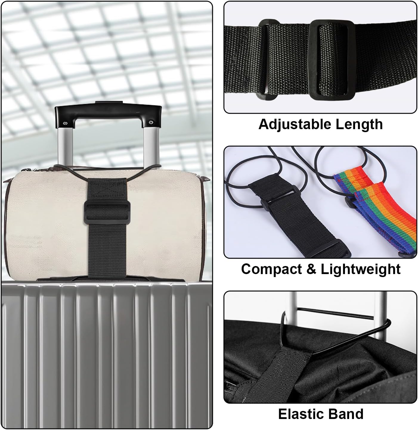 🎁Buy 1 Get 1 Free💥Multi Use Strong Adjustable Luggage Connector Straps