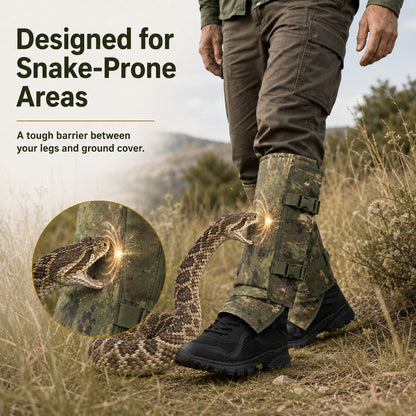 Sports leg warmers, snake bite protection leg warmers, outdoor hunting leg protection against puncture wounds
