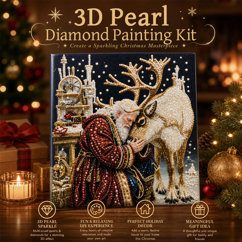 🎄 Christmas Reindeer Diamond Painting Kit