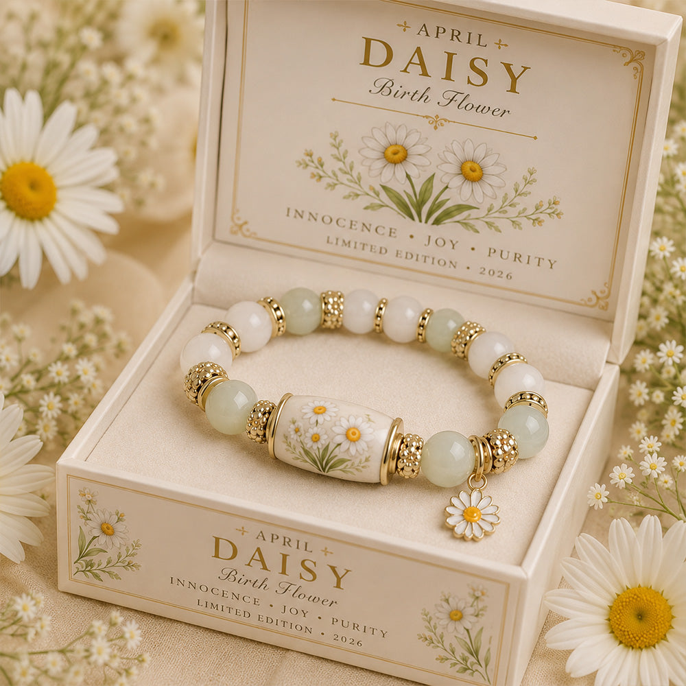 🌸 Birth Flower Blessing Bracelet | 2026 Limited Edition Only 8 Left