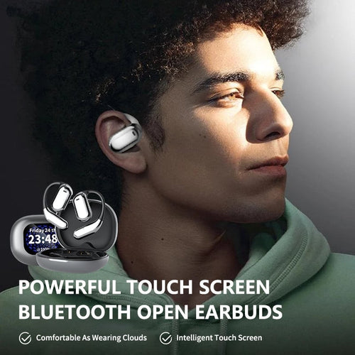 Hot Sale -🔥True Powerful Bluetooth 5.4 Open Ear Earbuds, IPX5 Waterproof