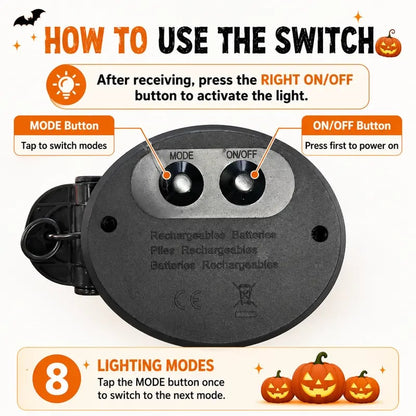 🎃 Pumpkin Solar Stake Lights  – Halloween Outdoor Yard Decor