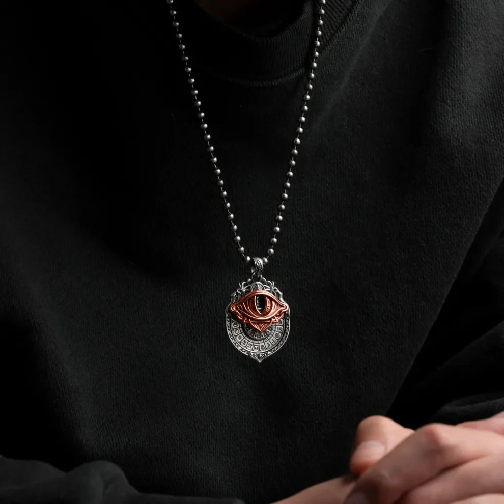 💪Hot Sale! 🔥49% OFF👁️‍🗨️Handmade Tarot Vision Pendant: Connect to Cosmic Wisdom Anytime