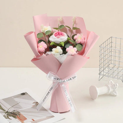 💕Mother's Day Special Sale💕Handmade Delicate Crochet Flower Bouquet