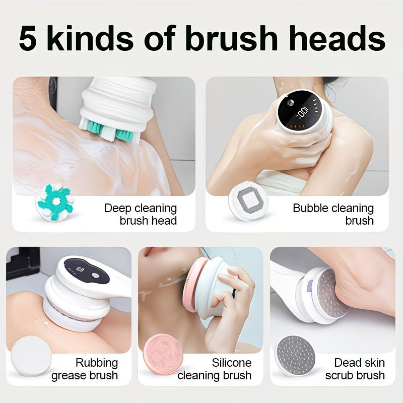 5-in-1 Electric Shower Brush