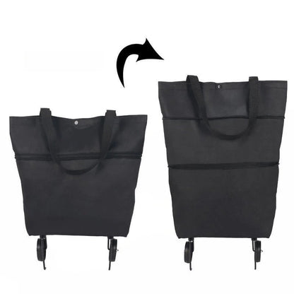 🔥HOT SALE 50% OFF - 🛍️Foldable 2-in-1 Shopping Bag