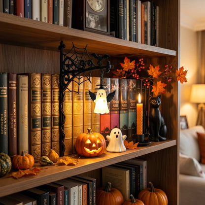 📚 Where Every Shelf Tells a Story——Halloween Edition Library Shelf Lanterns