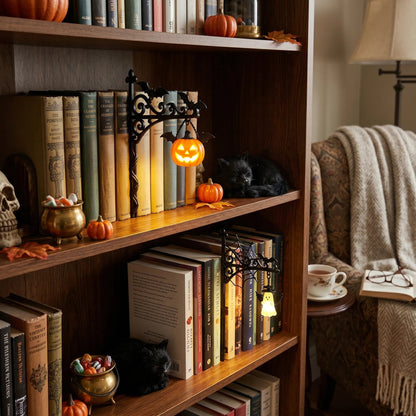 📚 Where Every Shelf Tells a Story——Halloween Edition Library Shelf Lanterns