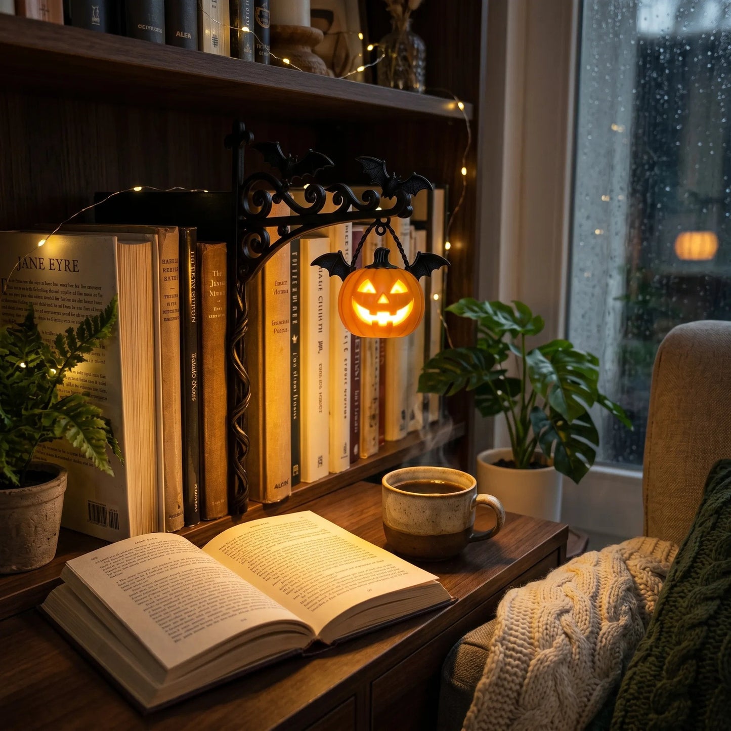 📚 Where Every Shelf Tells a Story——Halloween Edition Library Shelf Lanterns