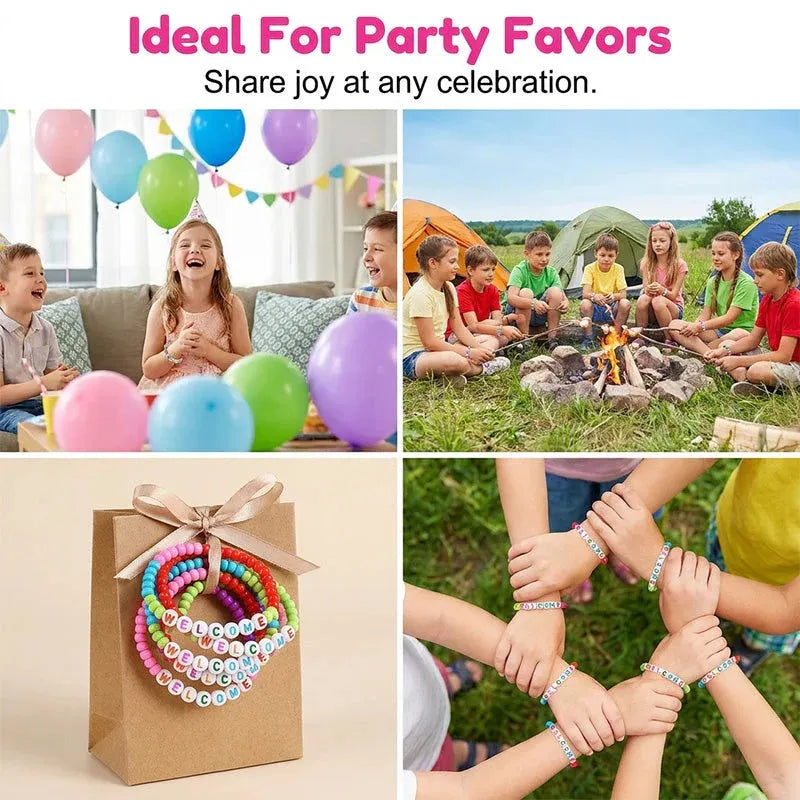 🔥HOT SALE 49% OFF - ✨🌈Pack of 25 Welcome BeadBracelets - StrengthenClassroom Friendship & SpreadWarm Kindness!