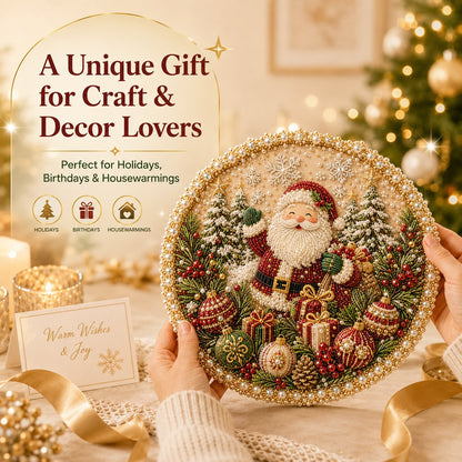 ✨ Four Seasons & Holiday Pearl Art Hanging Wreath Kit | Luxury Flocked Canvas with Scratch-Resistant Non-Fading Pearl Beads DIY Handmade Seasonal Decor 💎