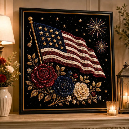 🦅🇺🇸 America 250th Anniversary Pearl Art Kit | DIY Patriotic Keepsake 1776-2026