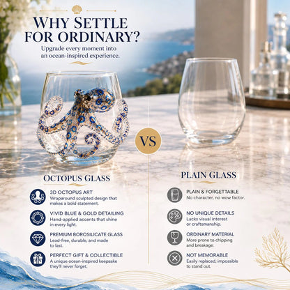 🎁The Perfect Beach House Gift🌊3D Ocean Animal Artisan Glassware Collection