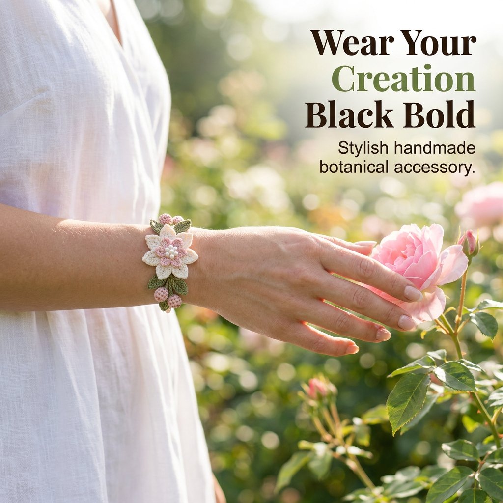 🎁DIY Nature-Inspired Crochet Bracelet Kit❤️