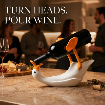 🔥Hot Sale⚡🪿 Goose-Shaped Wine Bottle Holder🍷 ✨