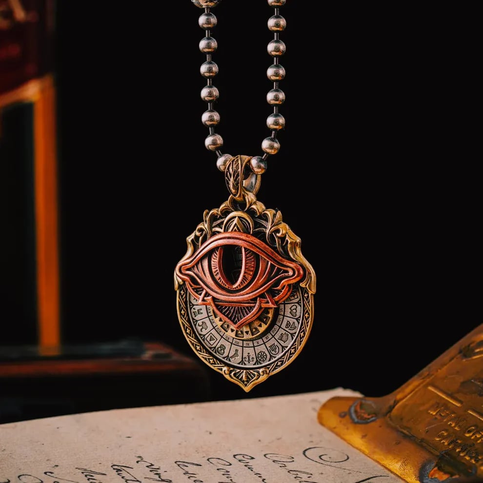 💪Hot Sale! 🔥49% OFF👁️‍🗨️Handmade Tarot Vision Pendant: Connect to Cosmic Wisdom Anytime