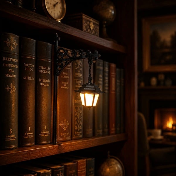 📚 Where Every Shelf Tells a Story——Halloween Edition Library Shelf Lanterns