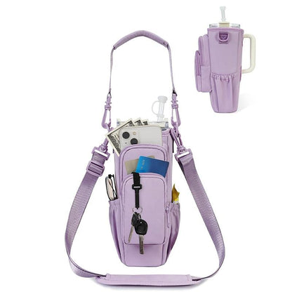 🔥Water Bottle Carrier Bag for 40oz Tumbler – Insulated Crossbody Holder