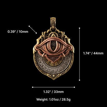 💪Hot Sale! 🔥49% OFF👁️‍🗨️Handmade Tarot Vision Pendant: Connect to Cosmic Wisdom Anytime