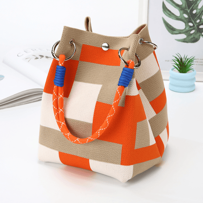 🔥LAST DAY 49% OFF- Boho Woven Bucket Bag(Handmade Crochet Shoulder Bag)