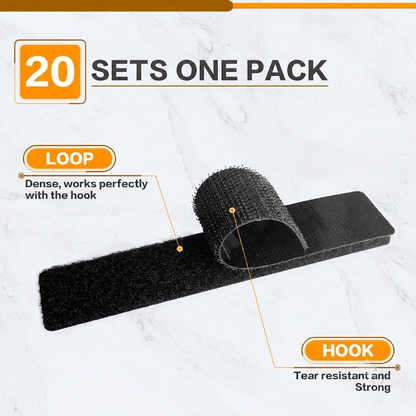 🔥Heavy Duty Hook and Loop Strips with Adhesive