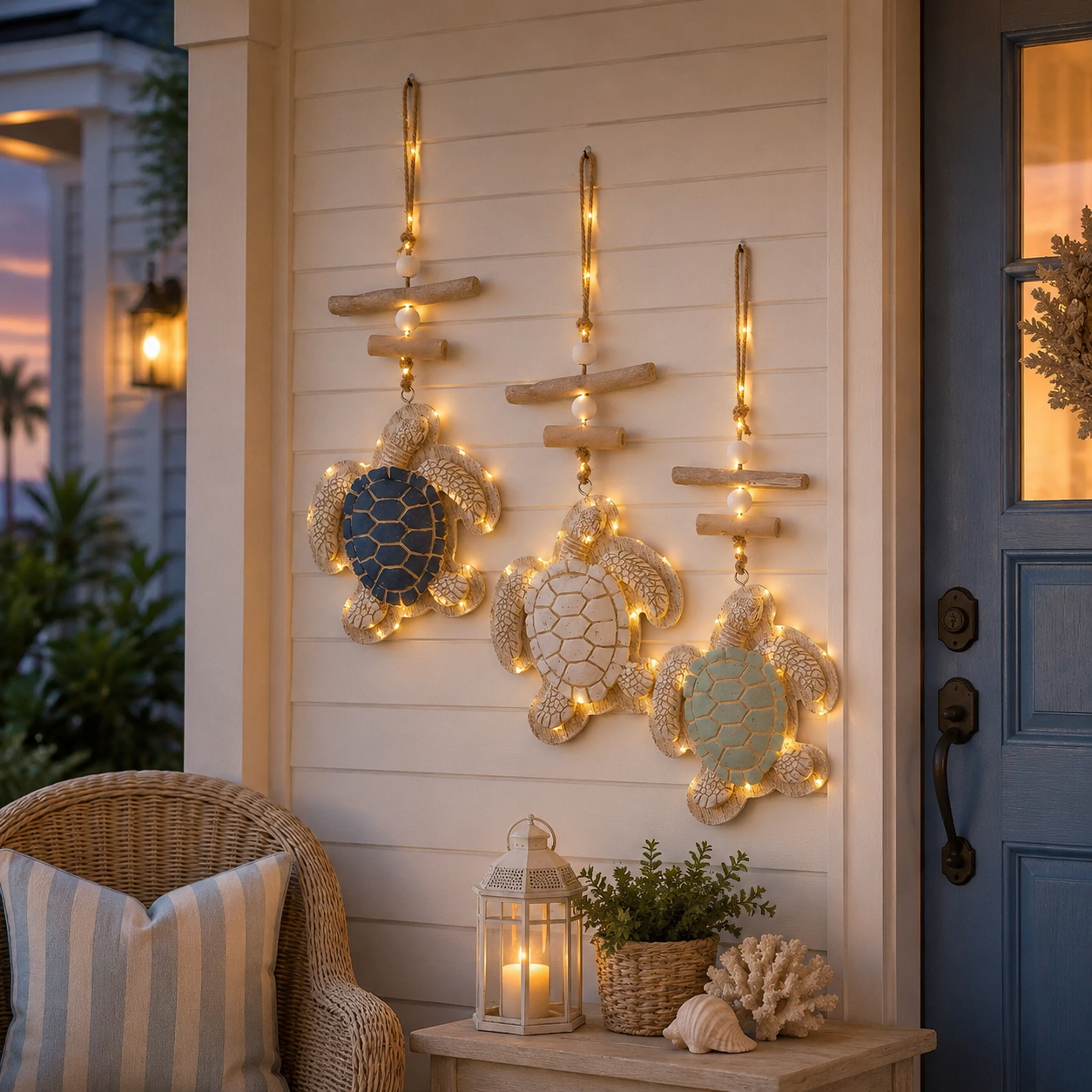 🔥Last Day 49% OFF🔥Glowing Coastal Sea Turtle Wall Art